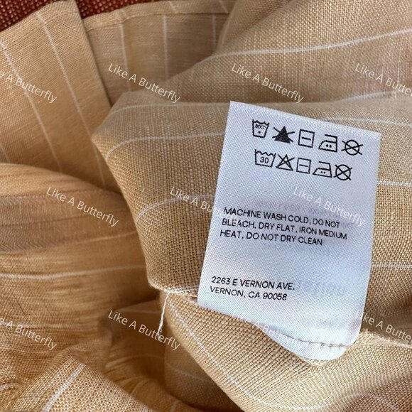 Reformation Miso Linen Dress - Yellow - Picture 6 of 10